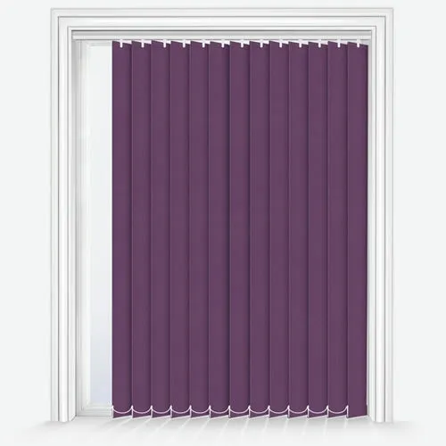 Rhododendron Blackout Mulberry Vertical Blind | Blinds.Online