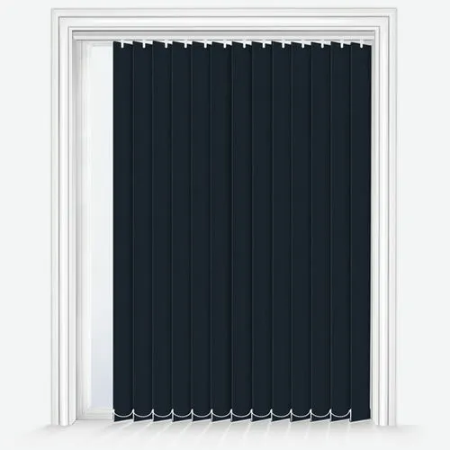 Rhododendron Blackout Navy Vertical Blind | Blinds.Online