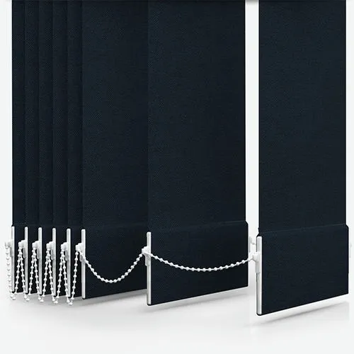 Rhododendron Blackout Navy Vertical Blind | Blinds.Online