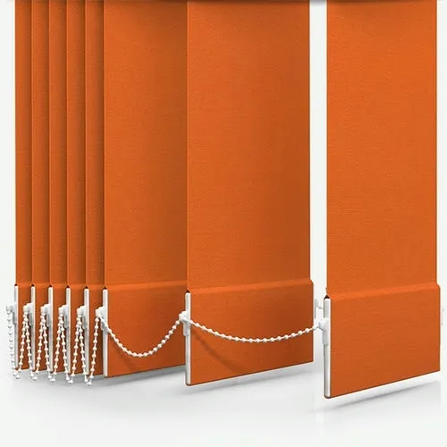 Rhododendron Blackout Orange Vertical Blind | Blinds.Online