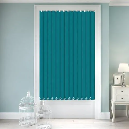 Rhododendron Blackout Peacock Vertical Blind | Blinds.Online