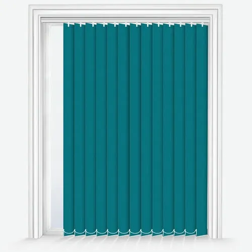 Rhododendron Blackout Peacock Vertical Blind | Blinds.Online