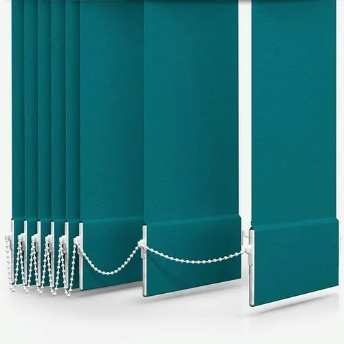 Rhododendron Blackout Peacock Vertical Blind | Blinds.Online