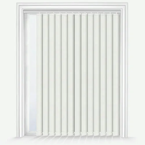 Rhododendron Blackout White Vertical Blind | Blinds.Online