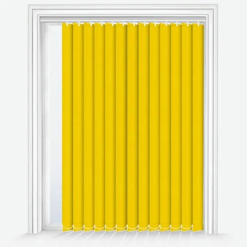 Rhododendron Blackout Yellow Vertical Blind | Blinds.Online