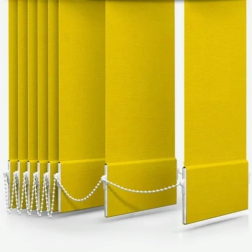 Rhododendron Blackout Yellow Vertical Blind | Blinds.Online