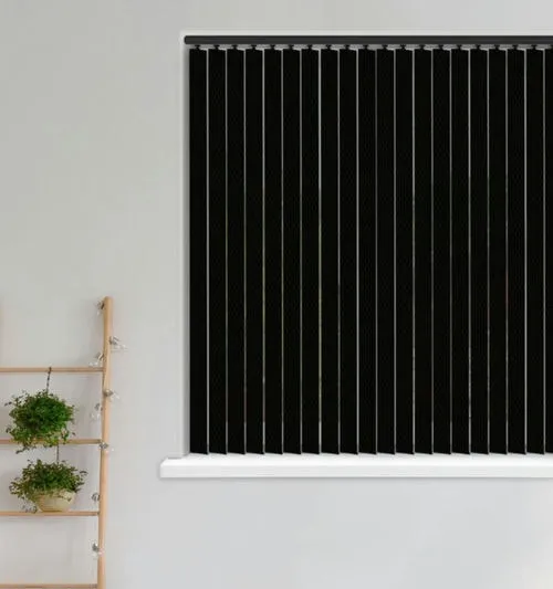 Rochester Black Vertical Blind | Blinds.Online