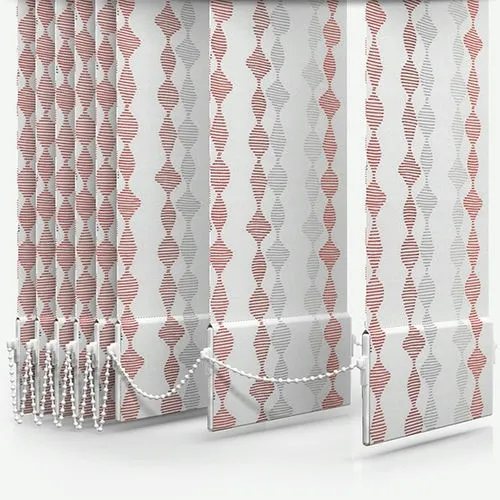 Serenella Crimson Vertical Blind | Blinds.Online