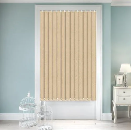 Serenella Darcy Gold Vertical Blind | Blinds.Online