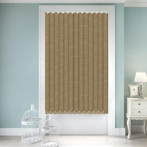 Serenella Hessian Vertical Blind | Blinds.Online