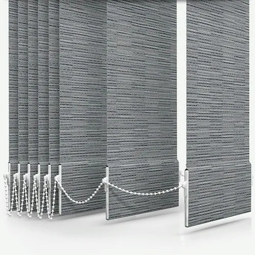 Serenella Humphrey Silver Vertical Blind | Blinds.Online