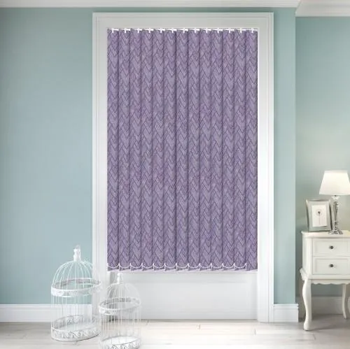 Serenella Isabelle Aubergine Vertical Blind | Blinds.Online