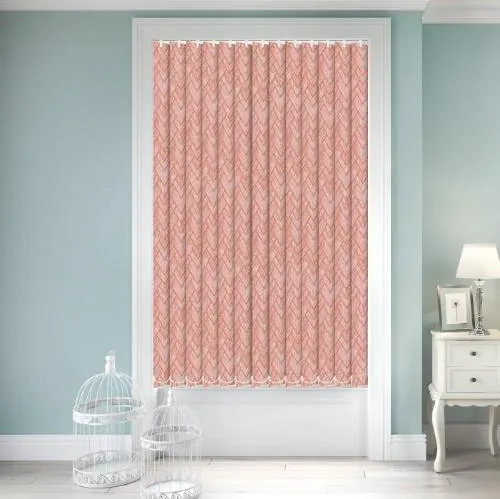 Serenella Isabelle Tangerine Vertical Blind | Blinds.Online