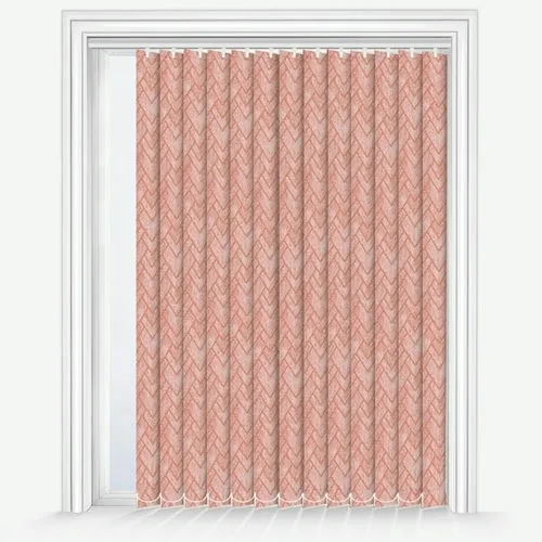 Serenella Isabelle Tangerine Vertical Blind | Blinds.Online