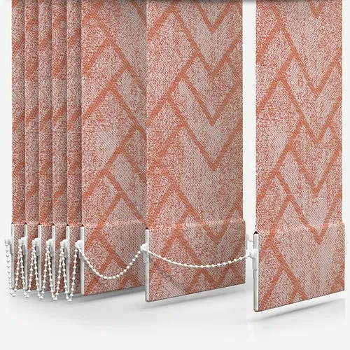 Serenella Isabelle Tangerine Vertical Blind | Blinds.Online