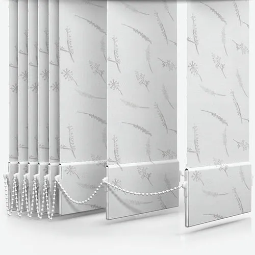 Serenella Lacie White Vertical Blind | Blinds.Online