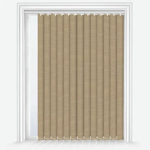 Serenella Linenweave Sand Vertical Blind | Blinds.Online