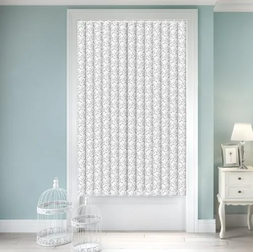 Serenella Soft Grey Vertical Blind | Blinds.Online