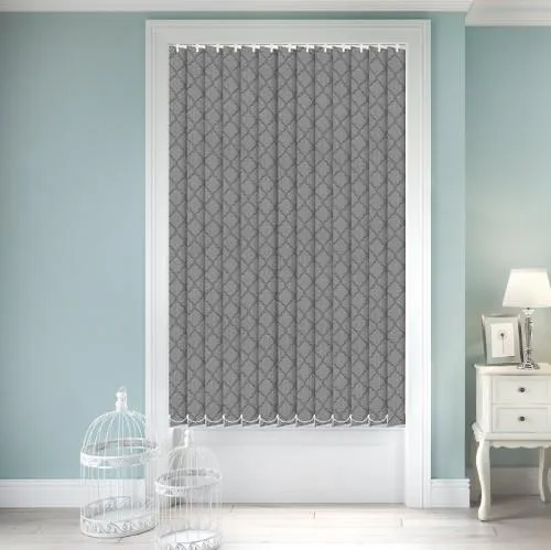 Serenella Sorrento Charcoal Vertical Blind | Blinds.Online