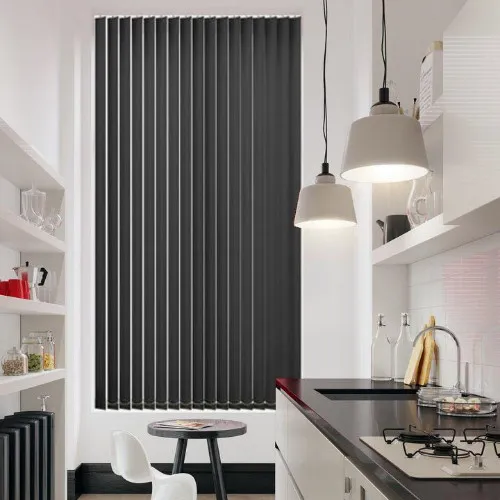 Stratford Black Vertical Blind | Blinds.Online