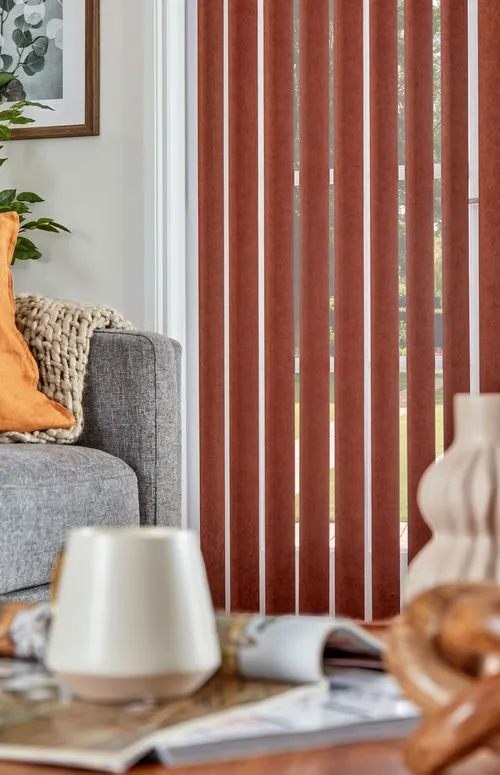 Windsor Rust Vertical Blind | Blinds.Online