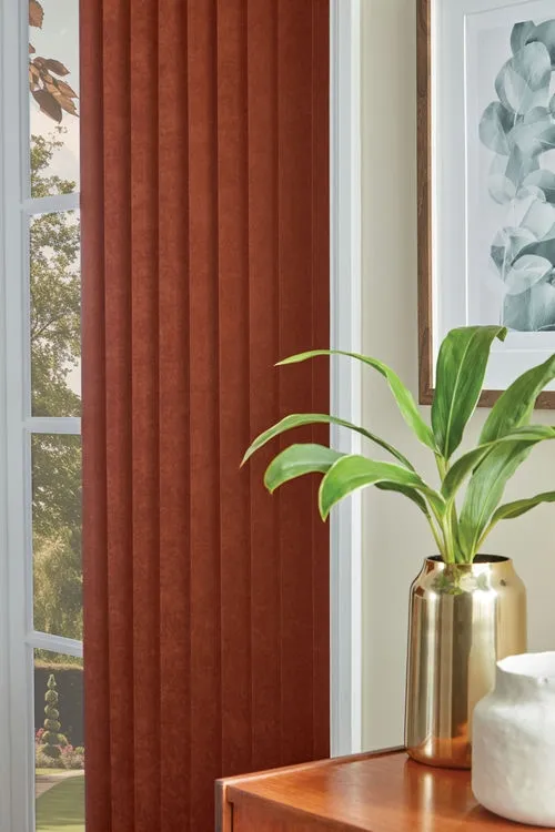 Windsor Rust Vertical Blind | Blinds.Online