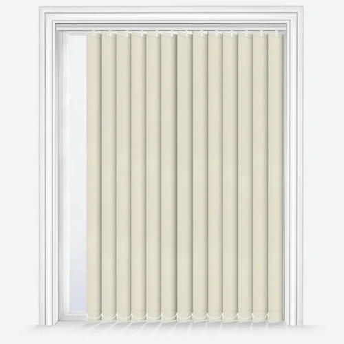 Zenobia Blackout Cream Vertical Blind | Blinds.Online