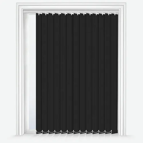 Zenobia Blackout Jet Vertical Blind | Blinds.Online