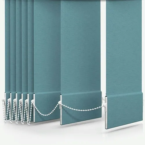 Zenobia Blackout Ocean Green Vertical Blind | Blinds.Online