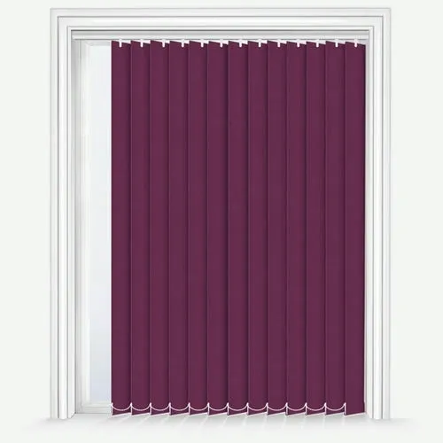 Zenobia Blackout Plum Vertical Blind | Blinds.Online