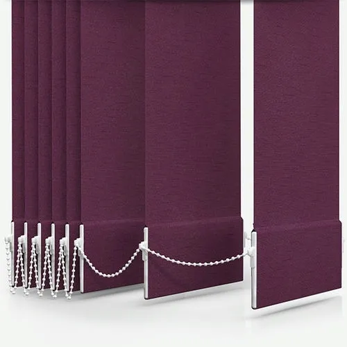 Zenobia Blackout Plum Vertical Blind | Blinds.Online