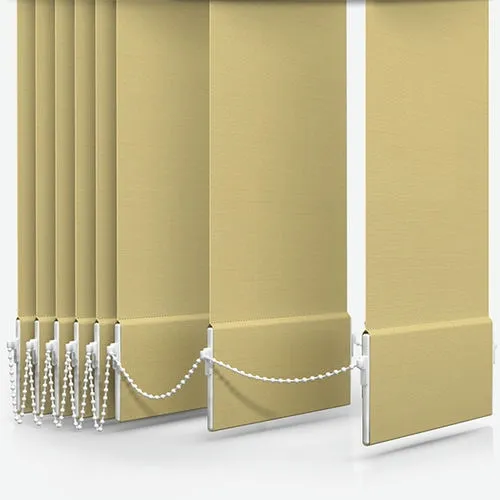 Zenobia Blackout Primrose Yellow Vertical Blind | Blinds.Online