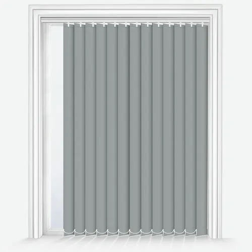 Zenobia Blackout Storm Grey Vertical Blind | Blinds.Online