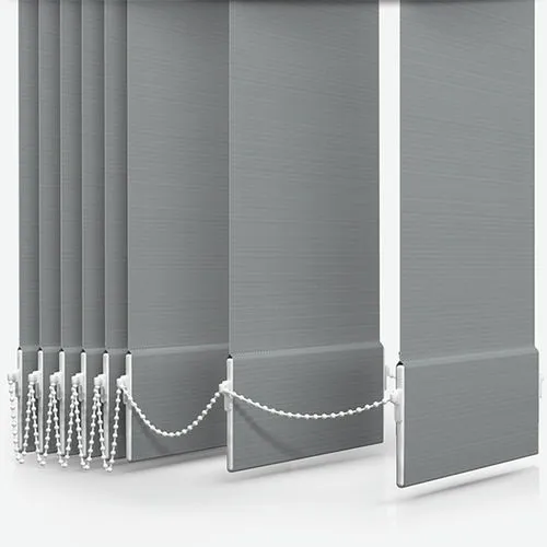 Zenobia Blackout Storm Grey Vertical Blind | Blinds.Online