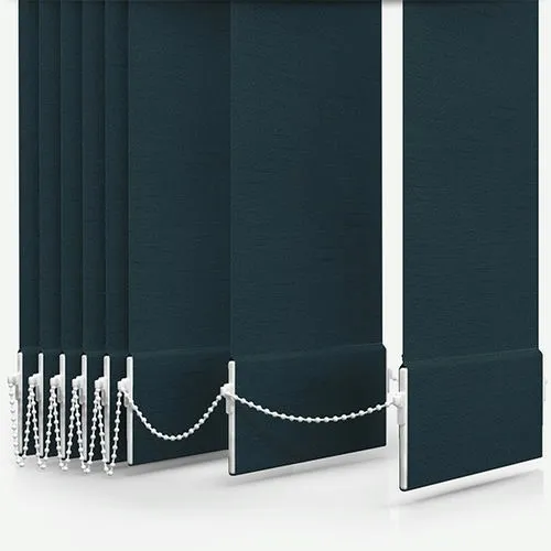 Zenobia Dimout Airforce Blue Vertical Blind | Blinds.Online