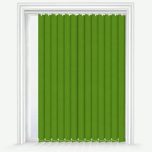 Zenobia Dimout Apple Green Vertical Blind | Blinds.Online