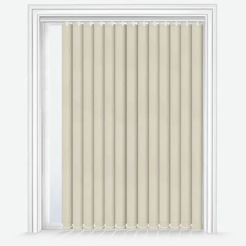 Zenobia Dimout Cream Vertical Blind | Blinds.Online