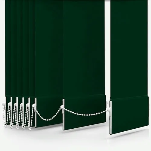 Zenobia Dimout Forest Green Vertical Blind | Blinds.Online