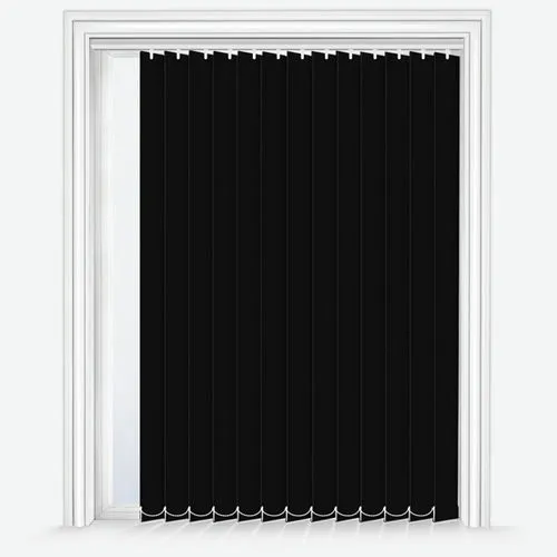 Zenobia Dimout Jet Vertical Blind | Blinds.Online