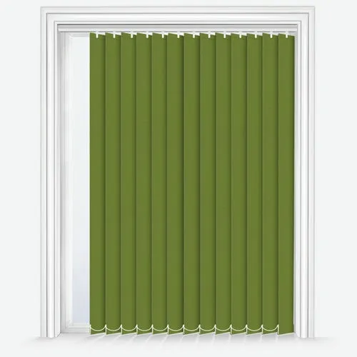 Zenobia Dimout Lime Vertical Blind | Blinds.Online