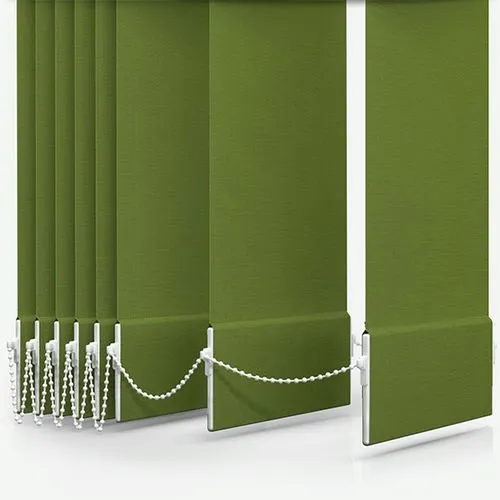 Zenobia Dimout Lime Vertical Blind | Blinds.Online