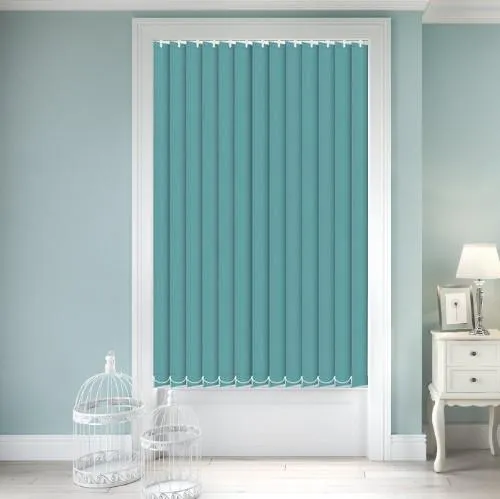 Zenobia Dimout Ocean Green Vertical Blind | Blinds.Online