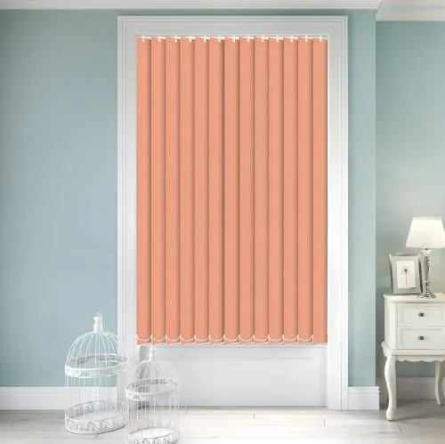 Zenobia Dimout Papaya Vertical Blind | Blinds.Online