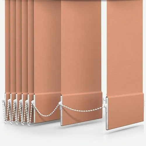 Zenobia Dimout Papaya Vertical Blind | Blinds.Online