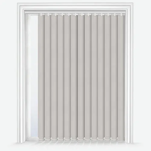 Zenobia Dimout Pebble Grey Vertical Blind | Blinds.Online