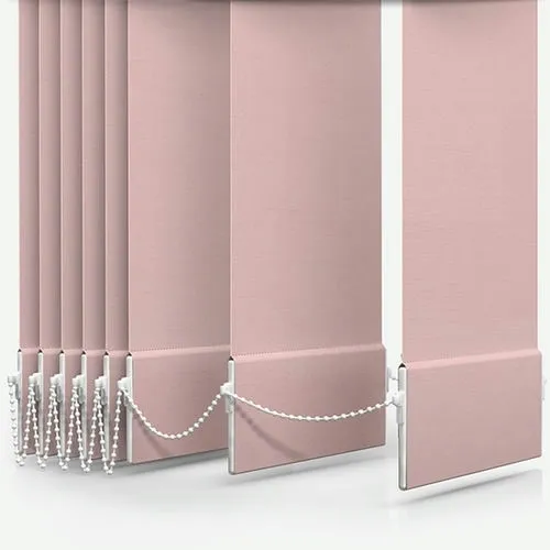 Zenobia Dimout Peony Pink Vertical Blind | Blinds.Online