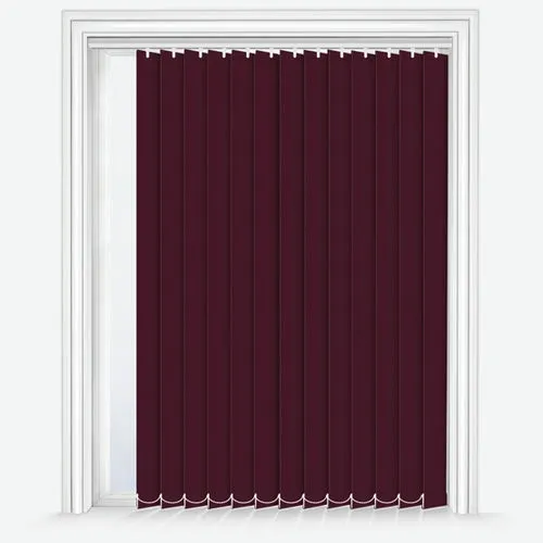 Zenobia Dimout Plum Vertical Blind | Blinds.Online