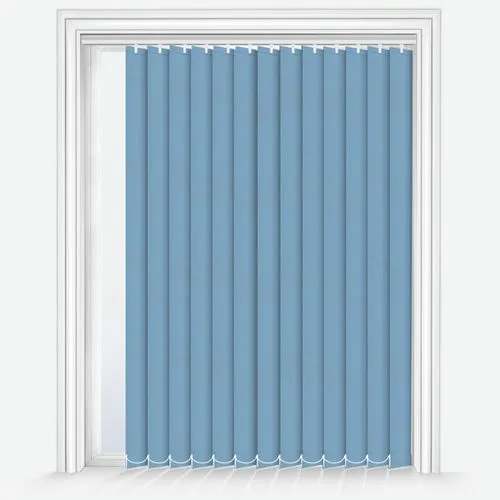 Zenobia Dimout Powder Blue Vertical Blind | Blinds.Online