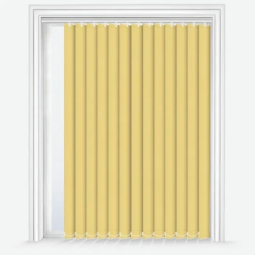 Zenobia Dimout Primrose Yellow Vertical Blind | Blinds.Online