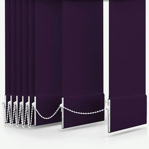 Zenobia Dimout Purple Vertical Blind | Blinds.Online